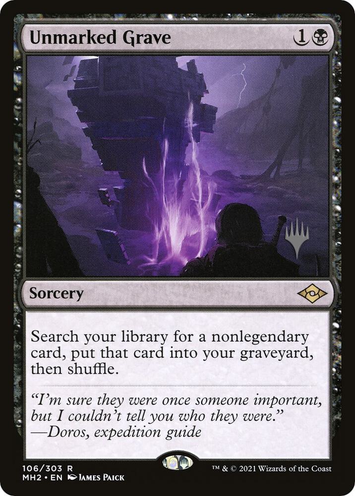 Unmarked Grave (Promo Pack) [Murders at Karlov Manor Promos]