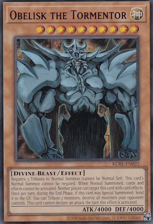 Obelisk the Tormentor [KC01-EN022] Ultra Rare