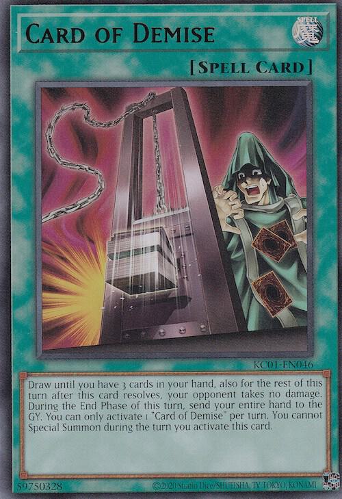 Card of Demise [KC01-EN046] Ultra Rare
