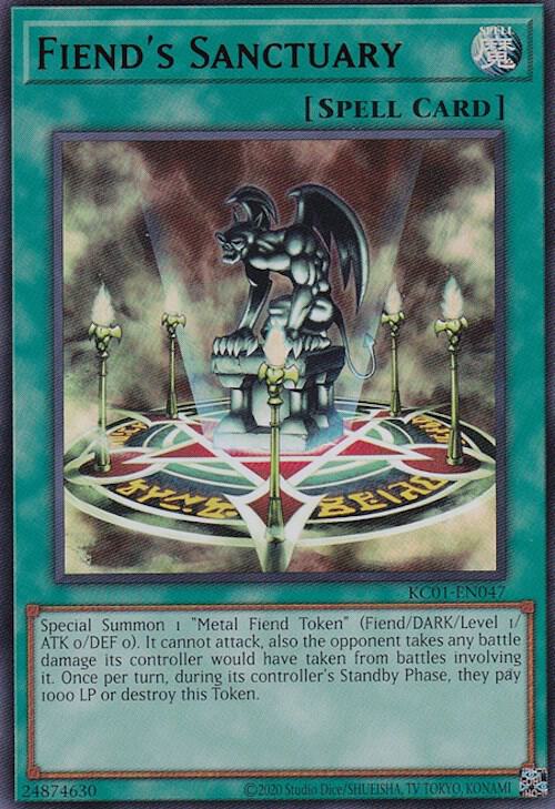 Fiend's Sanctuary (Japanese Artwork) (KC01-EN047) [25th Anniversary Ultimate Kaiba Set] (English)