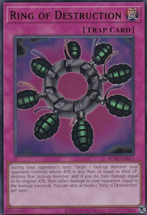 Ring of Destruction (Japanese Artwork) (KC01-EN055) [25th Anniversary Ultimate Kaiba Set] (English)