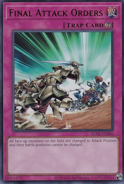 Final Attack Orders [KC01-EN060] Ultra Rare