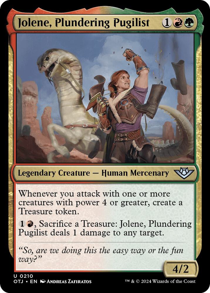 Jolene, Plundering Pugilist [Outlaws of Thunder Junction]