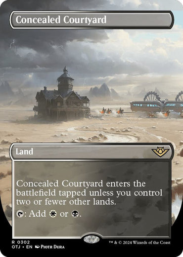 Concealed Courtyard (Borderless) [Outlaws of Thunder Junction]