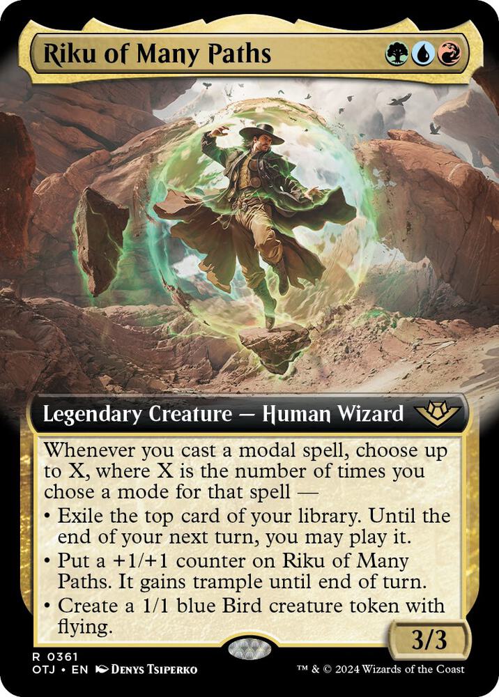 Riku of Many Paths (Extended Art) [Outlaws of Thunder Junction]