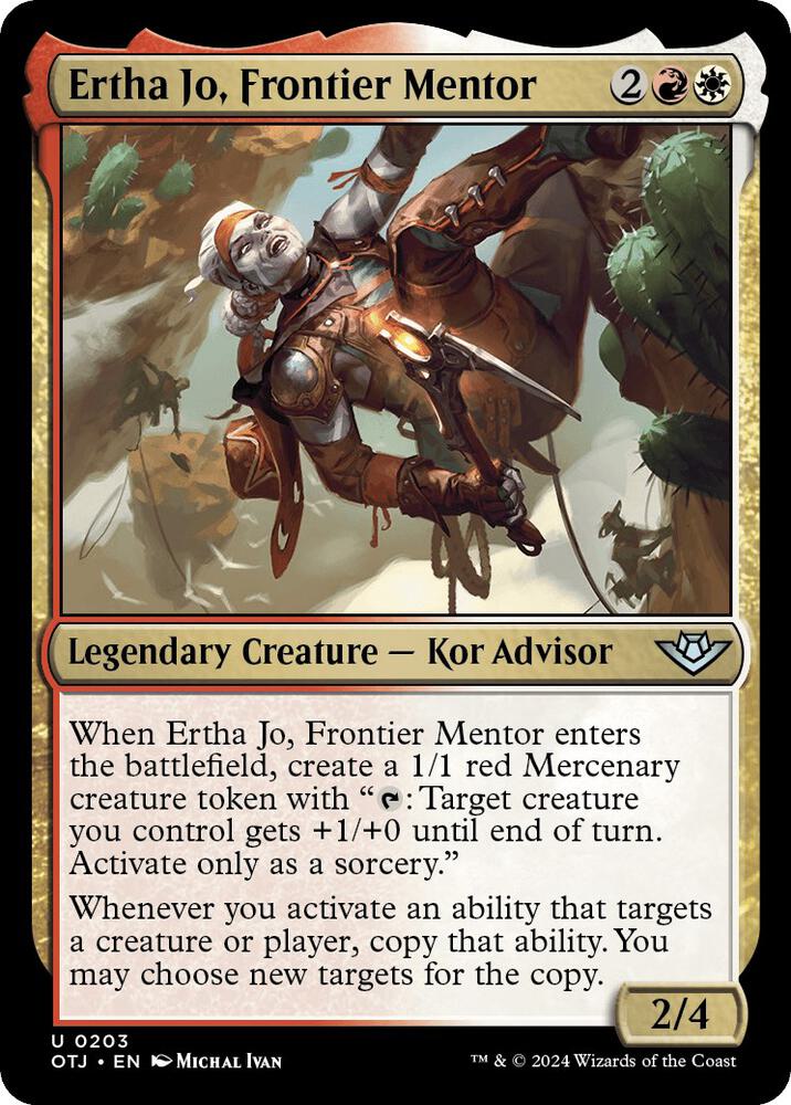 Ertha Jo, Frontier Mentor [Outlaws of Thunder Junction]