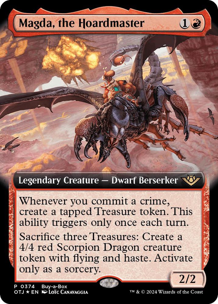 Magda, the Hoardmaster (Buy-A-Box) [Outlaws of Thunder Junction Promos]