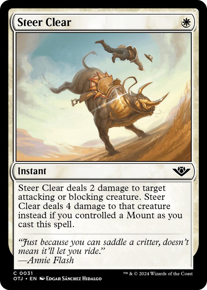 Steer Clear [Outlaws of Thunder Junction]