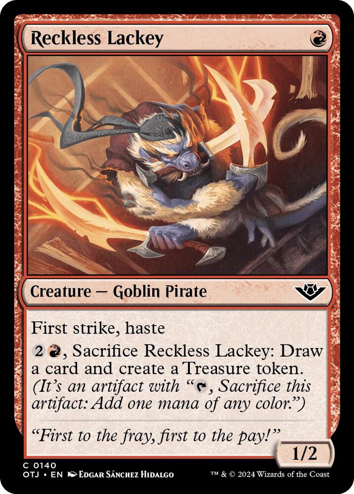 Reckless Lackey [Outlaws of Thunder Junction]