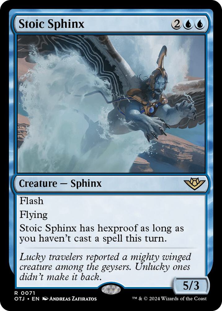 Stoic Sphinx [Outlaws of Thunder Junction]