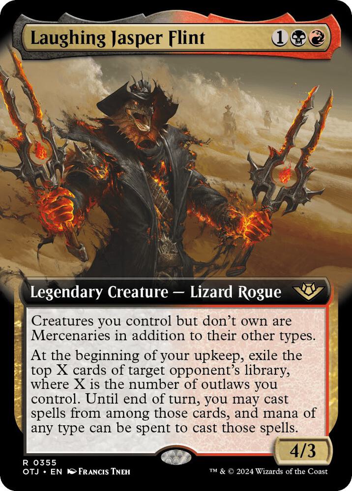 Laughing Jasper Flint (Extended Art) [Outlaws of Thunder Junction]