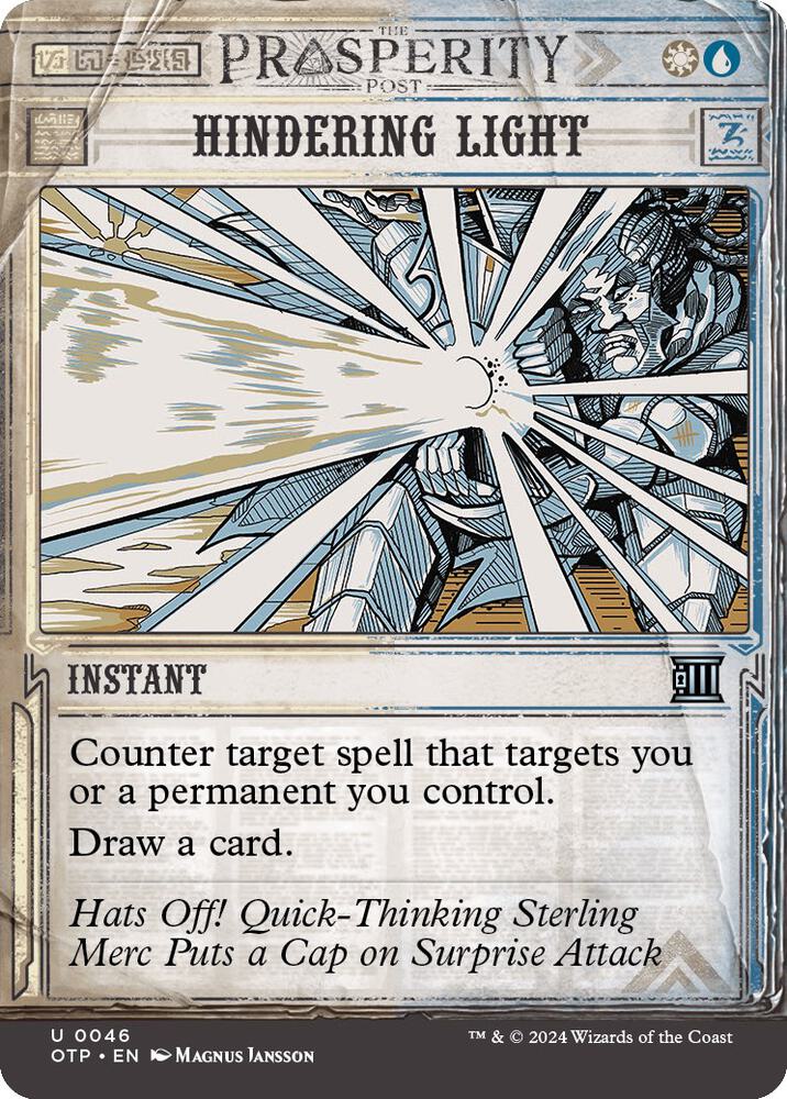 Hindering Light [Outlaws of Thunder Junction: Breaking News]