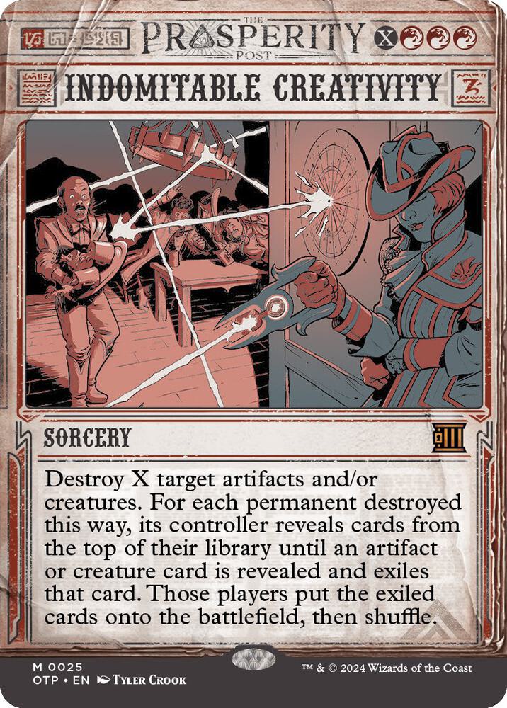 Indomitable Creativity [Outlaws of Thunder Junction: Breaking News]