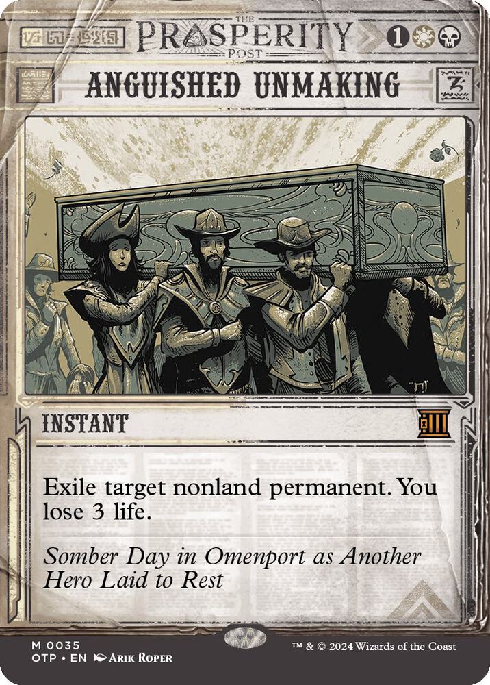 Anguished Unmaking [Outlaws of Thunder Junction: Breaking News]