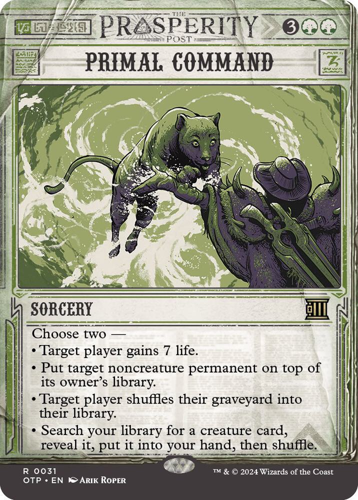 Primal Command [Outlaws of Thunder Junction: Breaking News]