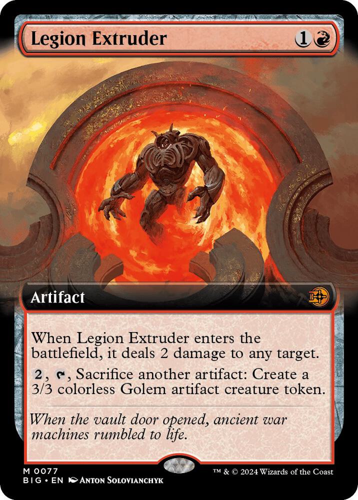 Legion Extruder (Extended Art) [Outlaws of Thunder Junction: The Big Score]