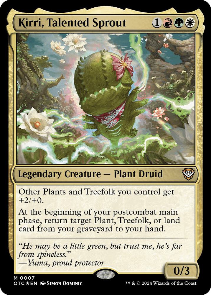 Kirri, Talented Sprout [Outlaws of Thunder Junction Commander]