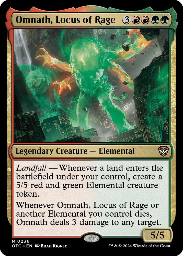 Omnath, Locus of Rage [Outlaws of Thunder Junction Commander]