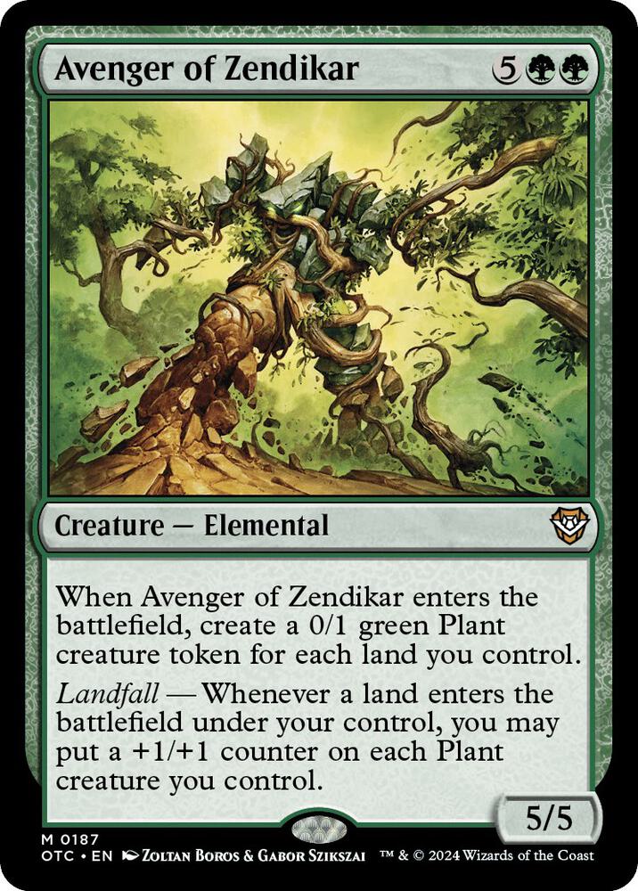 Avenger of Zendikar [Outlaws of Thunder Junction Commander]