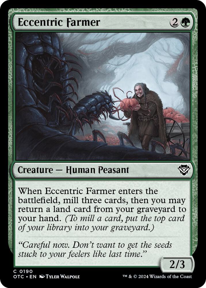 Eccentric Farmer [Outlaws of Thunder Junction Commander]