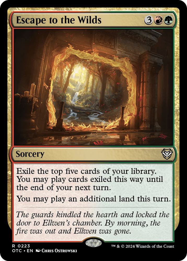 Escape to the Wilds [Outlaws of Thunder Junction Commander]