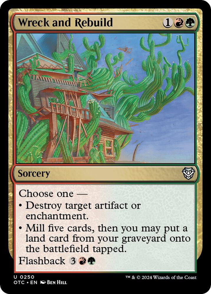 Wreck and Rebuild [Outlaws of Thunder Junction Commander]