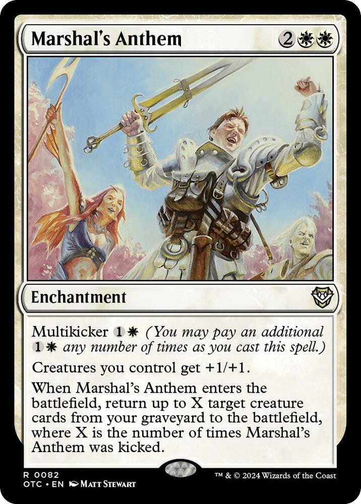 Marshal's Anthem [Outlaws of Thunder Junction Commander]