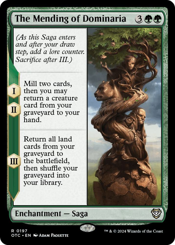 The Mending of Dominaria [Outlaws of Thunder Junction Commander]