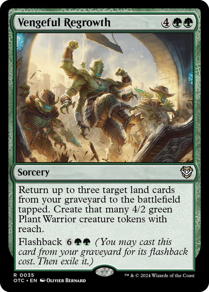 Vengeful Regrowth [Outlaws of Thunder Junction Commander]