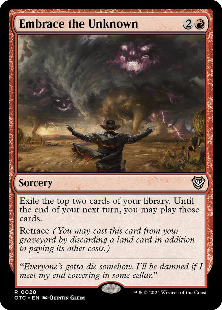 Embrace the Unknown [Outlaws of Thunder Junction Commander]