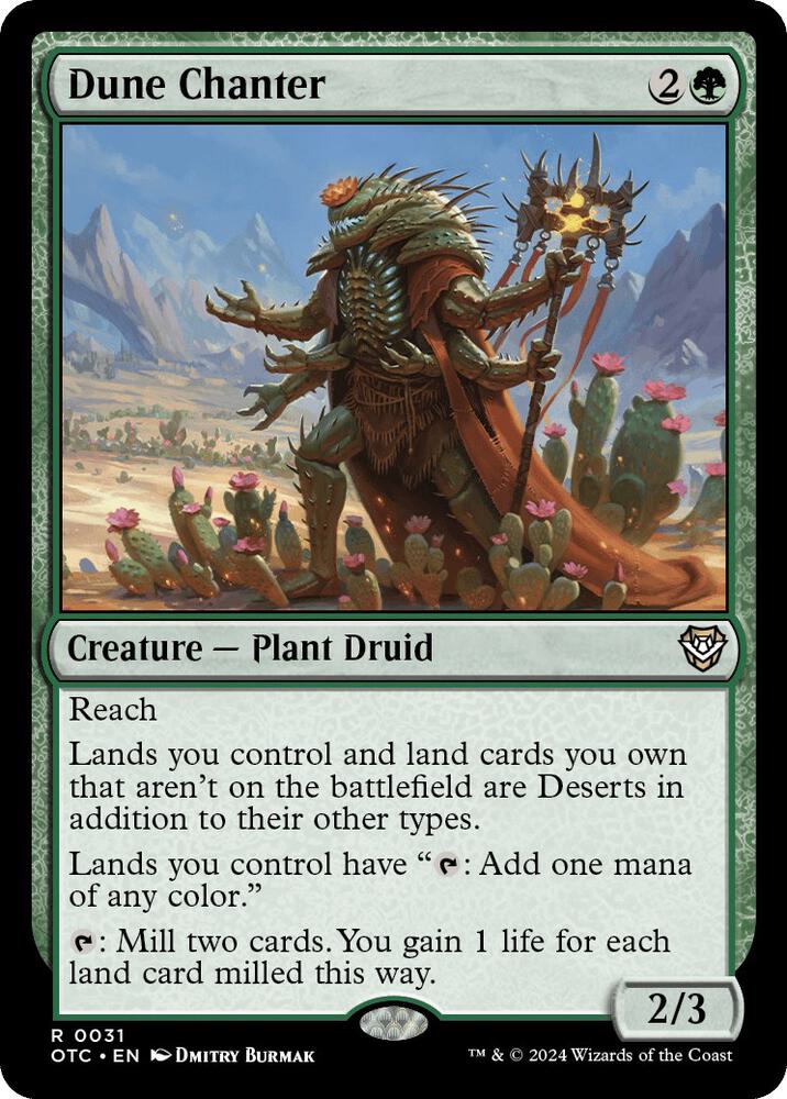 Dune Chanter [Outlaws of Thunder Junction Commander]