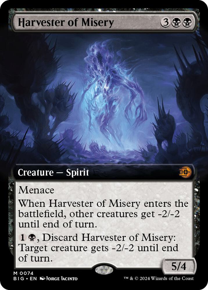 Harvester of Misery (Extended Art) [Outlaws of Thunder Junction: The Big Score]