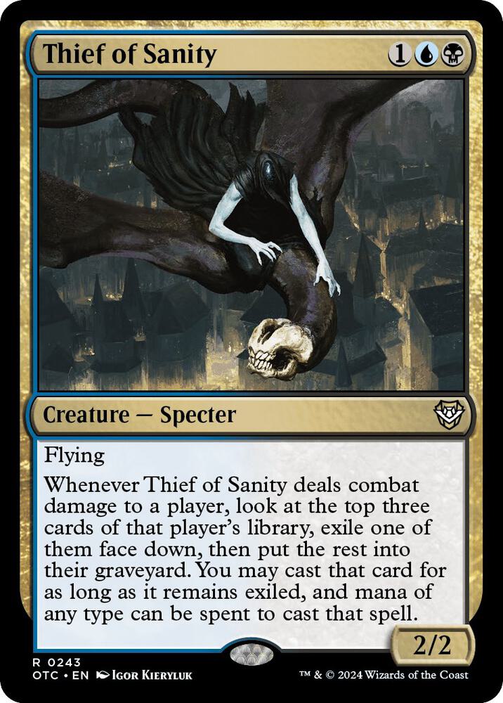 Thief of Sanity [Outlaws of Thunder Junction Commander]