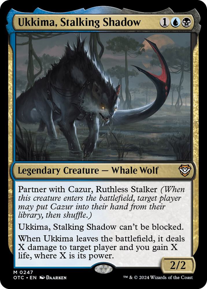Ukkima, Stalking Shadow [Outlaws of Thunder Junction Commander]