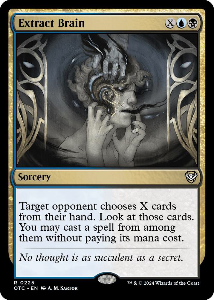 Extract Brain [Outlaws of Thunder Junction Commander]