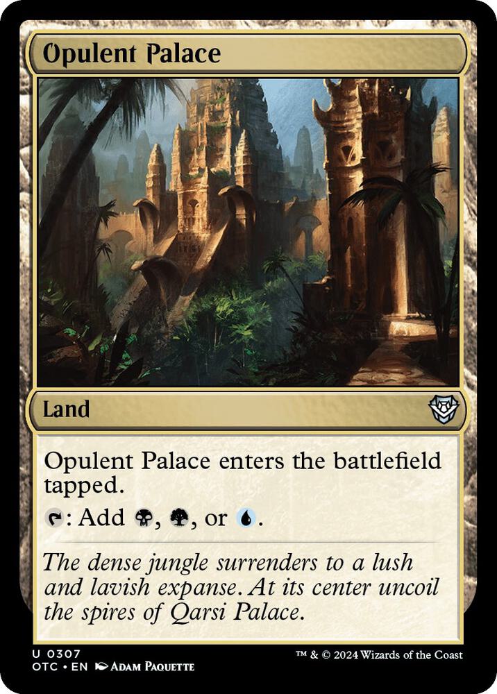 Opulent Palace [Outlaws of Thunder Junction Commander]