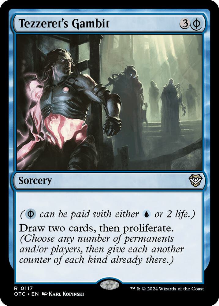 Tezzeret's Gambit [Outlaws of Thunder Junction Commander]