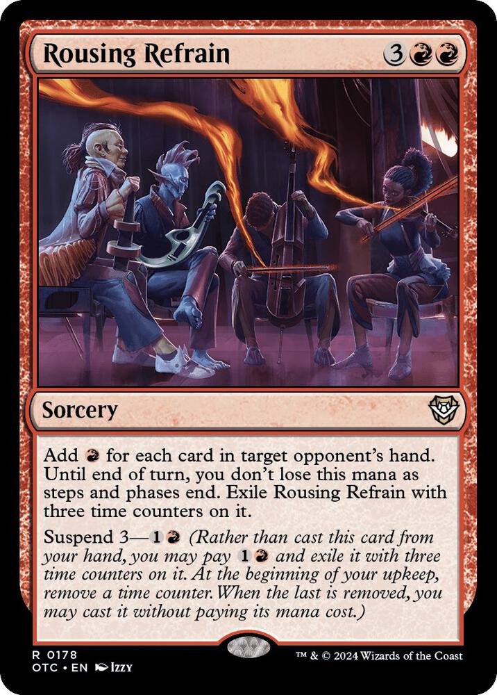 Rousing Refrain [Outlaws of Thunder Junction Commander]