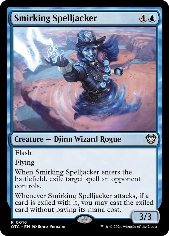 Smirking Spelljacker [Outlaws of Thunder Junction Commander]