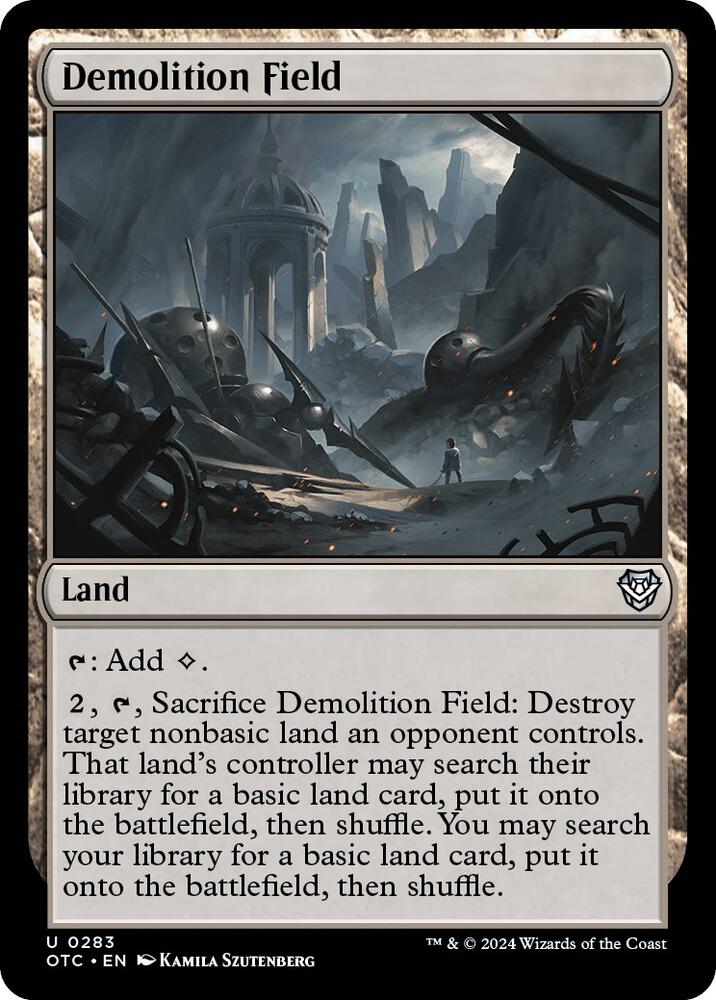 Demolition Field [Outlaws of Thunder Junction Commander]