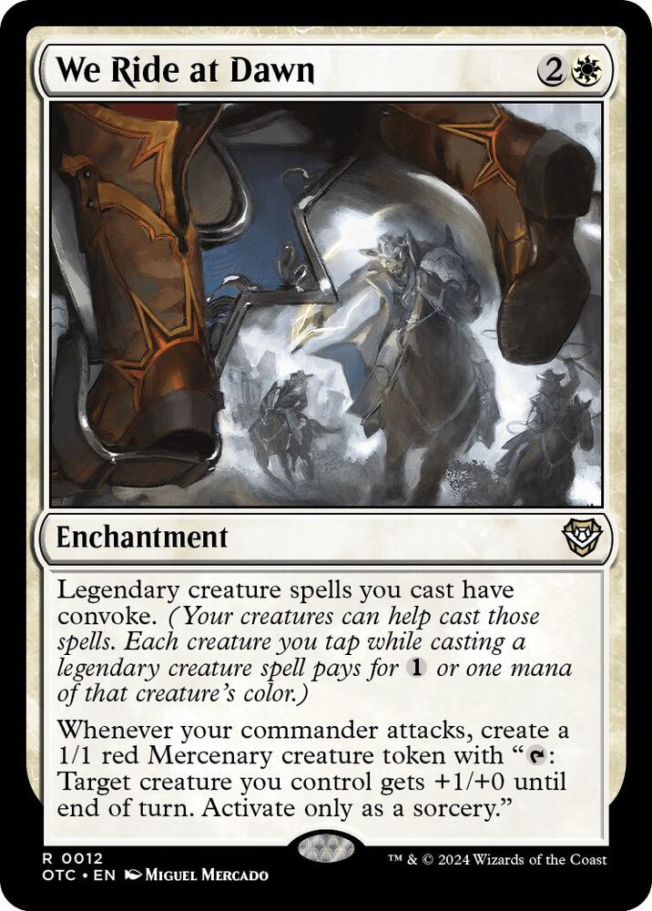 We Ride at Dawn [Outlaws of Thunder Junction Commander]