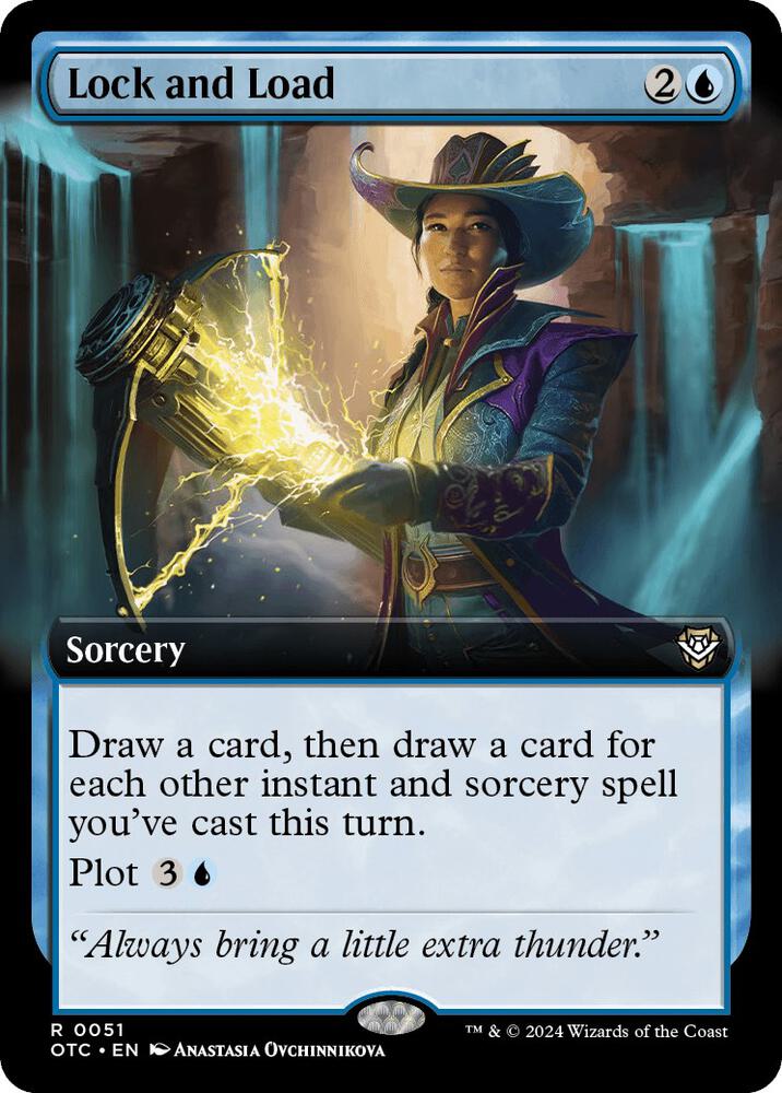 Lock and Load (Extended Art) [Outlaws of Thunder Junction Commander]
