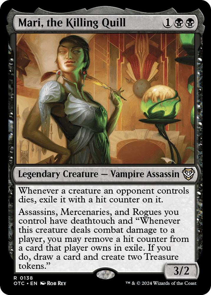 Mari, the Killing Quill [Outlaws of Thunder Junction Commander]