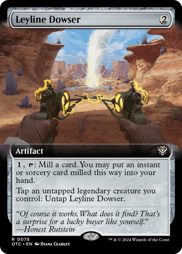 Leyline Dowser (Extended Art) [Outlaws of Thunder Junction Commander]