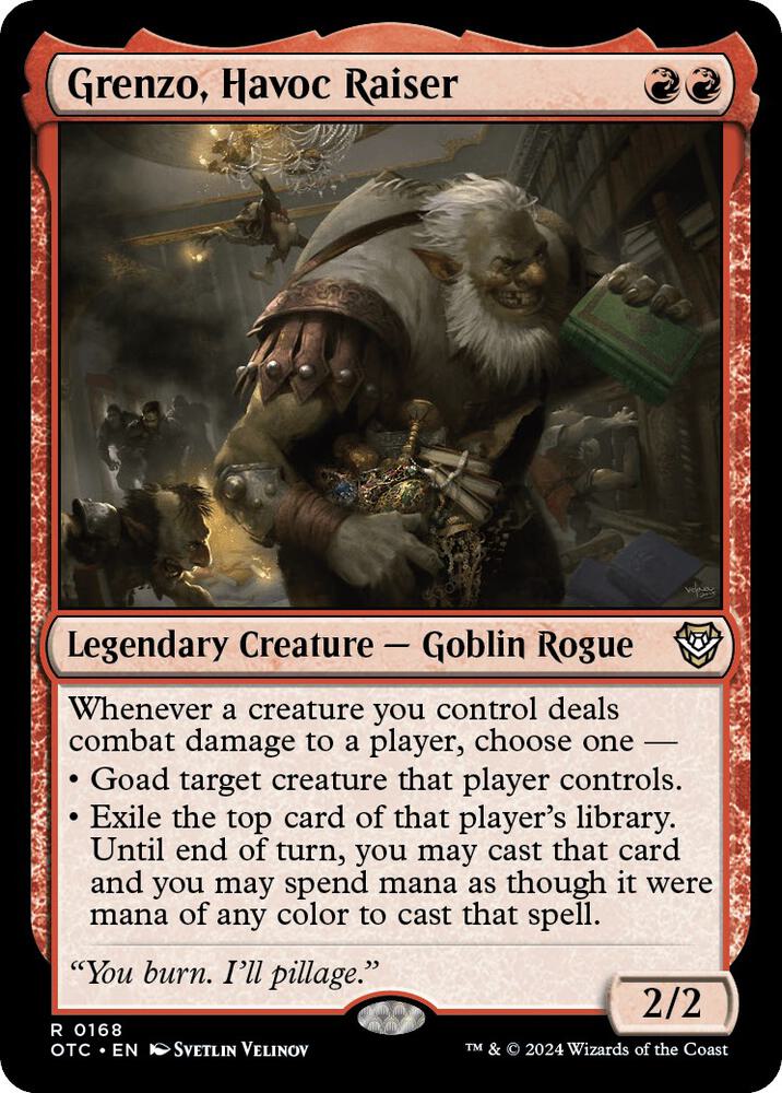 Grenzo, Havoc Raiser [Outlaws of Thunder Junction Commander]