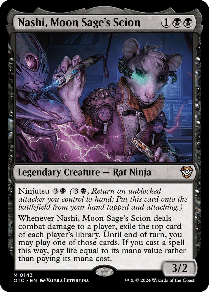 Nashi, Moon Sage's Scion [Outlaws of Thunder Junction Commander]