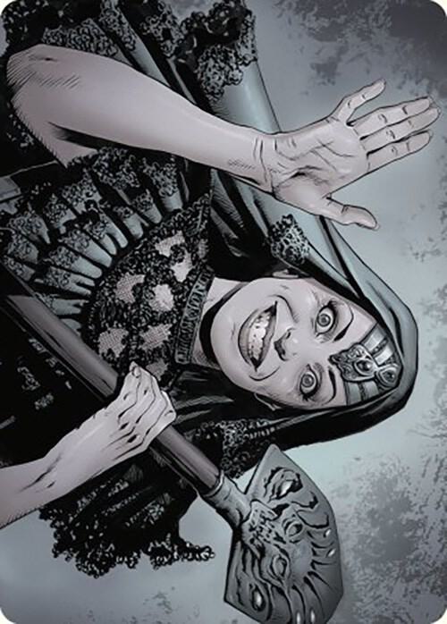 Gisa, the Hellraiser Art Card [Outlaws of Thunder Junction Art Series]