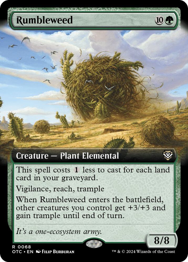 Rumbleweed (Extended Art) [Outlaws of Thunder Junction Commander]