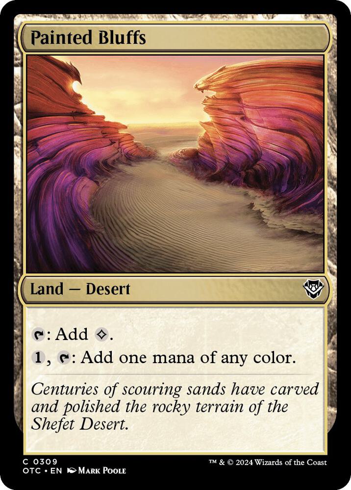 Painted Bluffs [Outlaws of Thunder Junction Commander]
