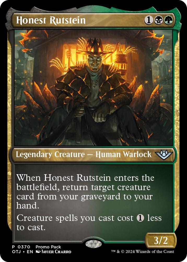 Honest Rutstein (Promo Pack) [Outlaws of Thunder Junction Promos]